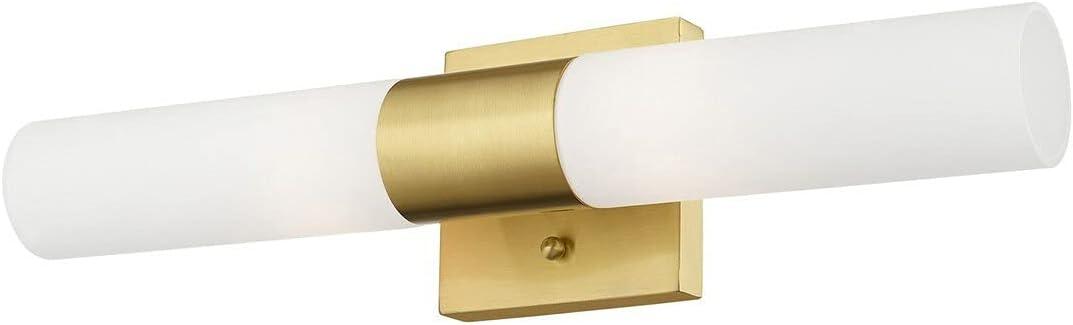 Livex Lighting Aero 2 - Light Vanity in  Satin Brass