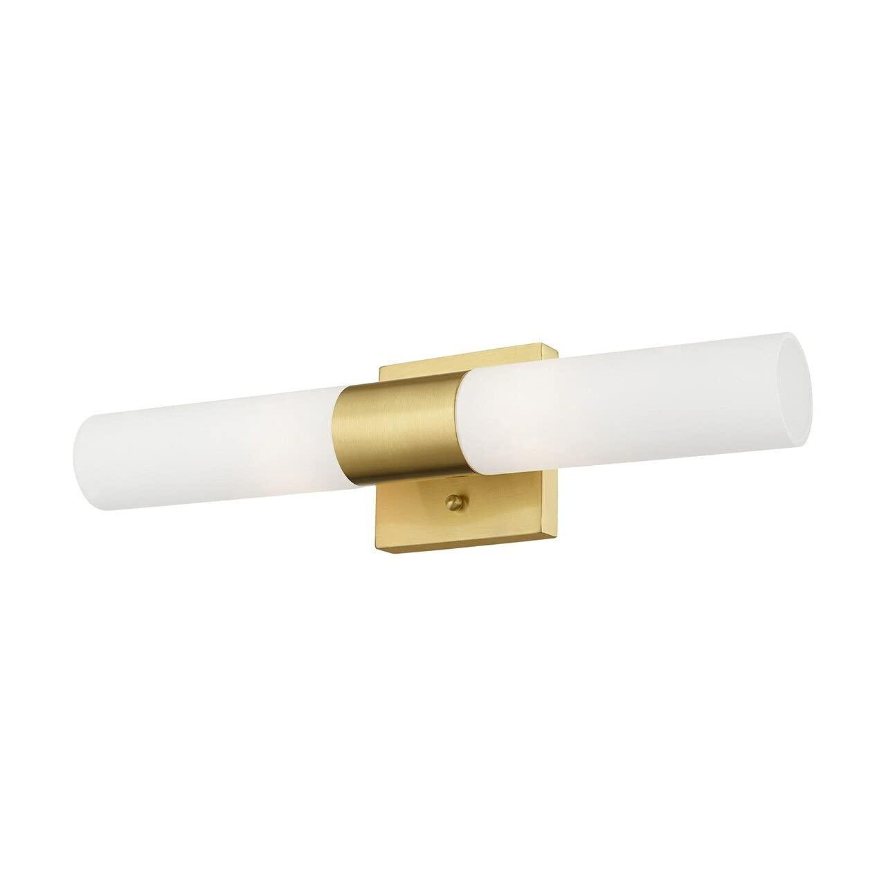 Livex Lighting Aero 2 - Light Vanity in  Satin Brass