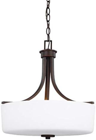Canfield 3-Light Burnt Sienna Pendant
