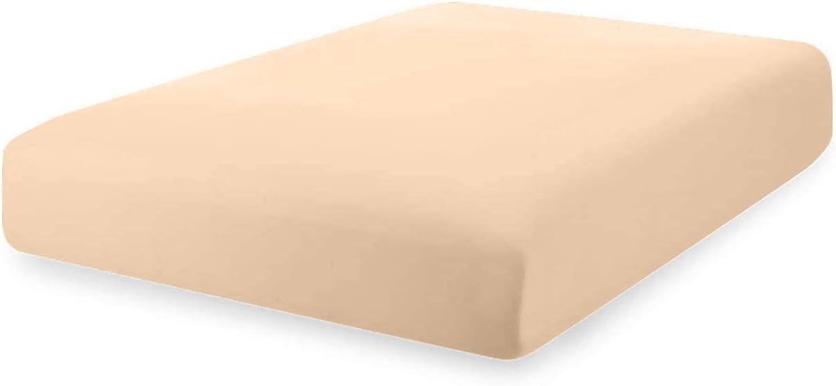 Superity Linen Fitted Sheet - 100% Premium Cotton - 200 Thread Count