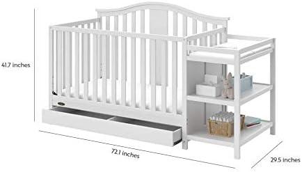 Graco Solano 5-in-1 Convertible Crib and Changer with Drawer