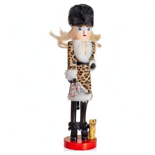 The Holiday Aisle® Shopping Lady Christmas Nutcracker