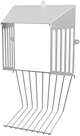 Bathroom & Dryer Vent Pest Guard/Helps Keep Rodents & Birds Out/Bathroom and Dryer Vent Cover Outside/Bird Guard Vent Covers/Dryer Vent Screen Outside/Defender Access + DFR65 / 6.5" White