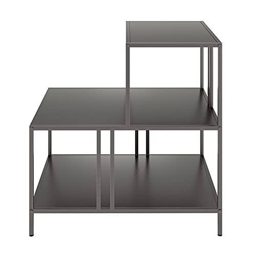 Jamora Stainless Steel Top End Table