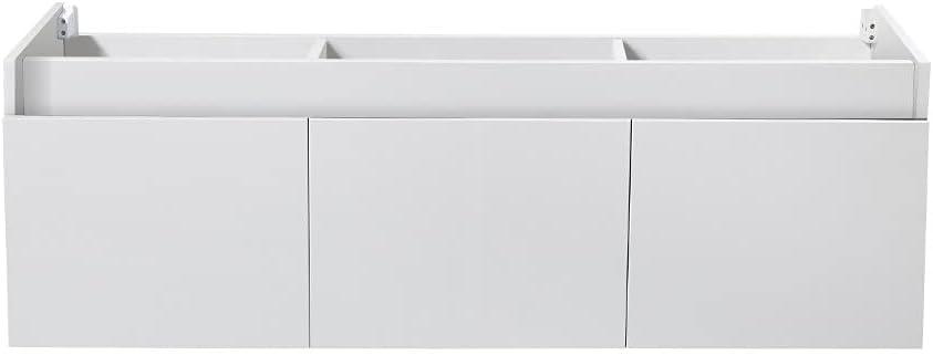 Fresca Mezzo 59" Wall Hung Single Sink Modern Bathroom Vanity Base