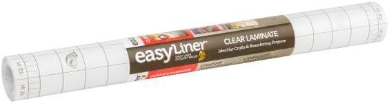 EasyLiner Brand Contact Paper Adhesive Shelf Liner, Clear, 18 in. x 24 ft. Roll