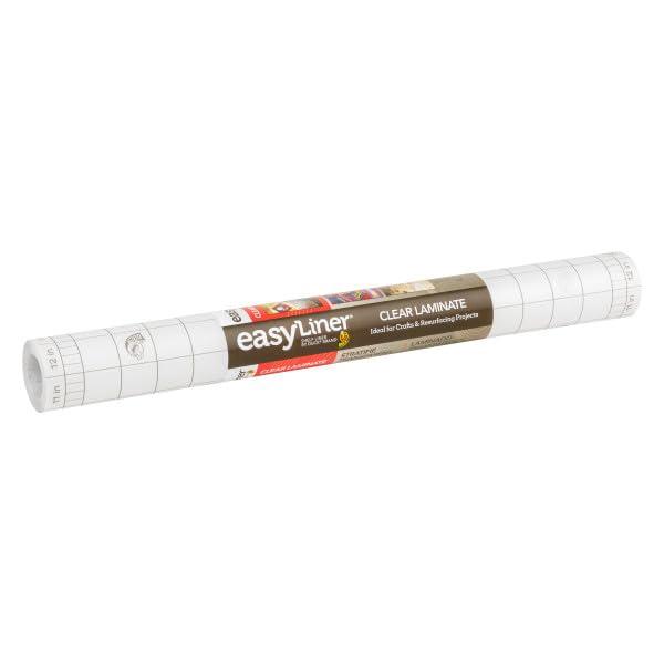EasyLiner Brand Contact Paper Adhesive Shelf Liner, Clear, 18 in. x 24 ft. Roll