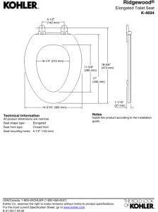 Biscuit Elongated Compression-Molded Wood Toilet Seat