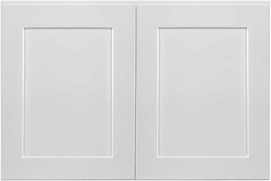 Design House 561613 Brookings Unassembled Shaker Tall Wall Kitchen Cabinet 36x24x12, White