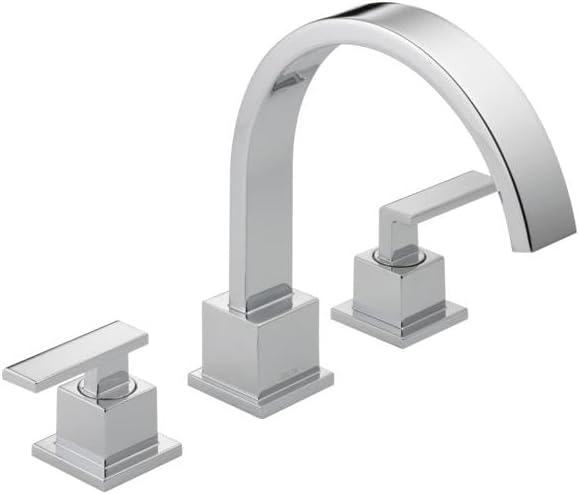 Vero Double Handle Deck Mounted Roman Tub Faucet Trim