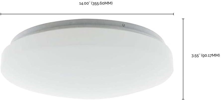 Satco Nuvo 15.75 in. H X 3.74 in. W X 15.75 in. L White LED Ceiling Light Fixture