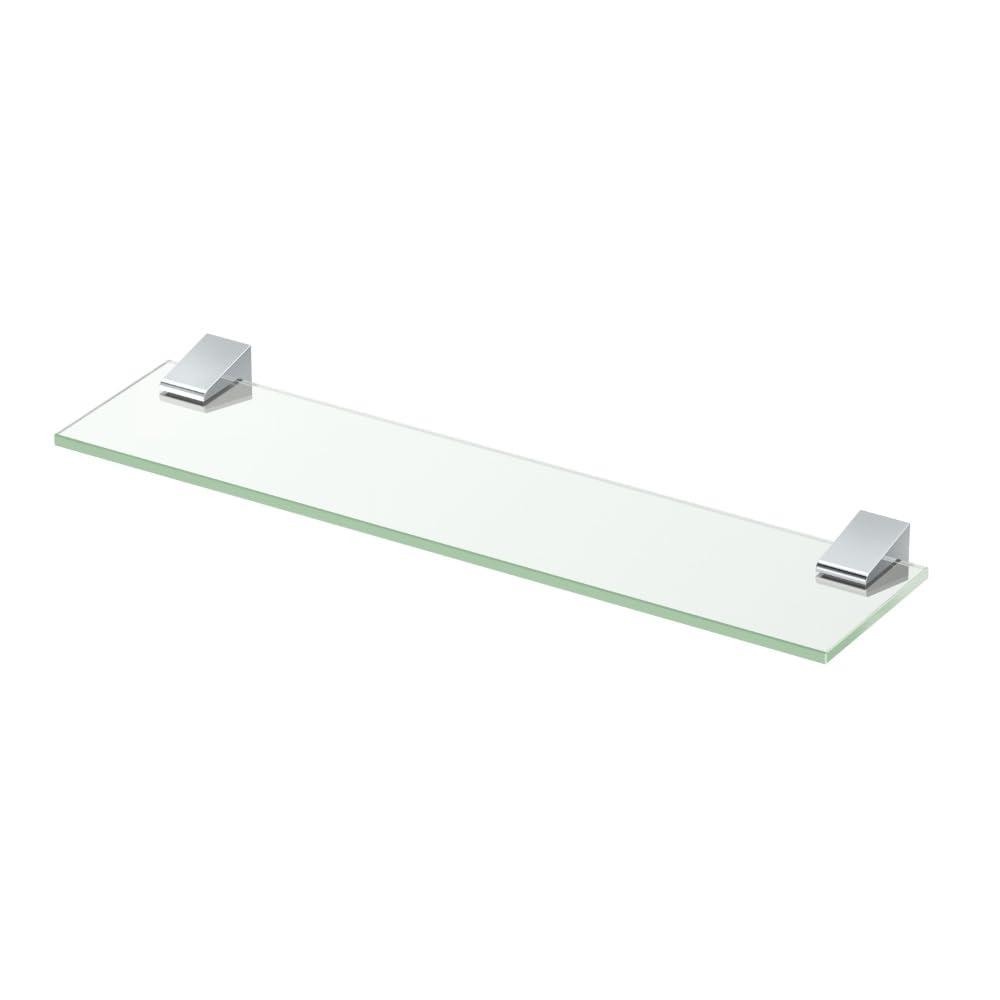 Gatco 4066 Elevate Vanity Glass Shelf, Brushed Brass