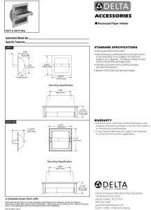 Satin Nickel Recessed Commercial Tissue Holder with Mounting Hardware