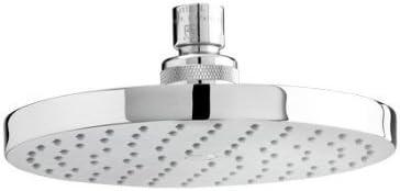 Polished Chrome Rain Showerhead with Brass Construction