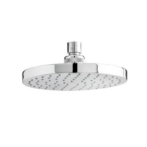 Polished Chrome Rain Showerhead with Brass Construction