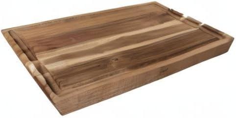 Dexas 20" Rectangular Acacia Wood Cutting Board with Well