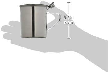 Winco Creamer Server, with Cover, Stainless Steel, 10 oz