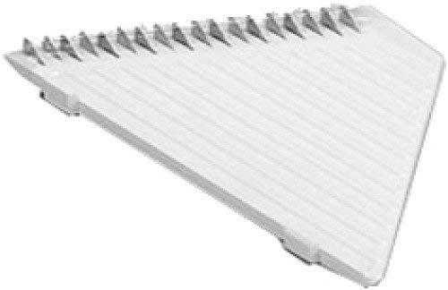 White Plastic Mandoline Slicer with Stainless Steel Blades