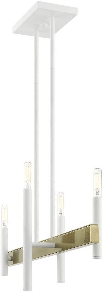 4 - Light Kitchen Island Modern Linear Chandelier