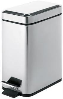 Nameeks 2909 Gedy Floor Standing Waste Basket - Chrome