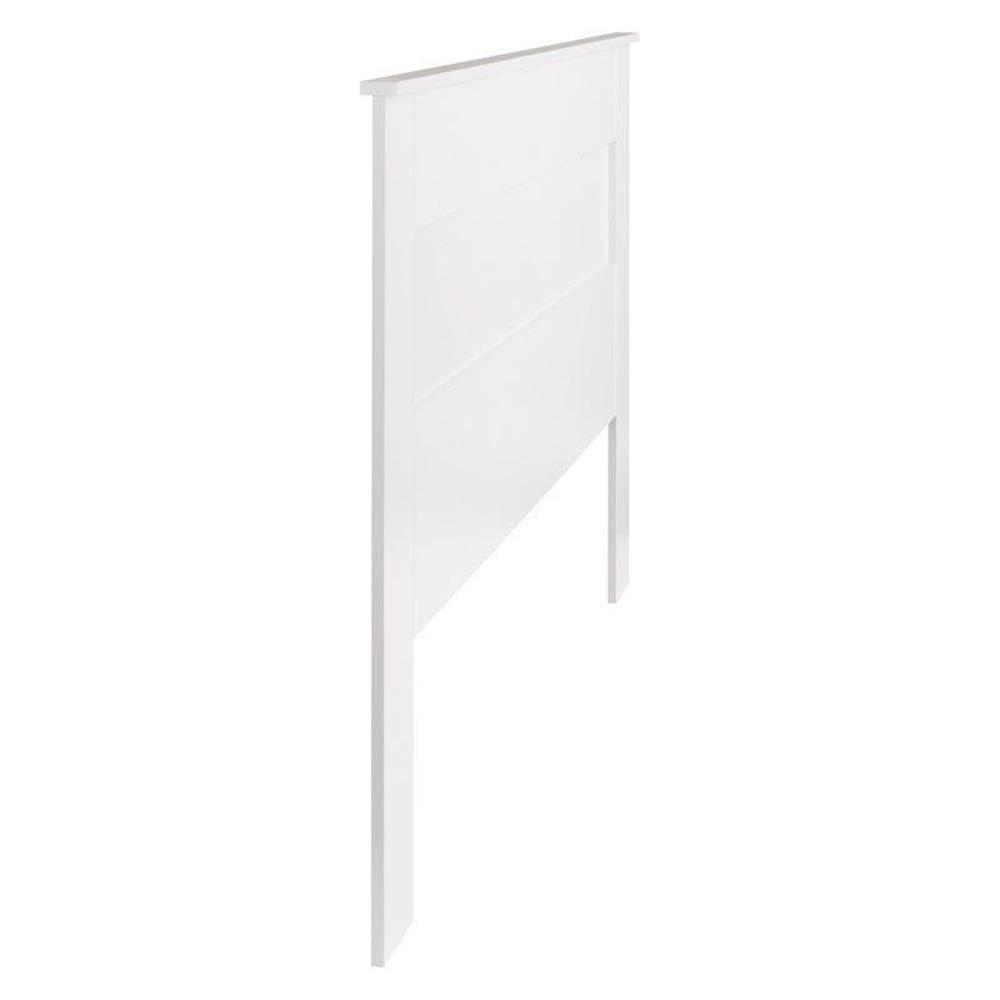 Prepac King Flat Panel Headboard White : 5-Year Warranty, MDF Construction, Spot Clean, King Size