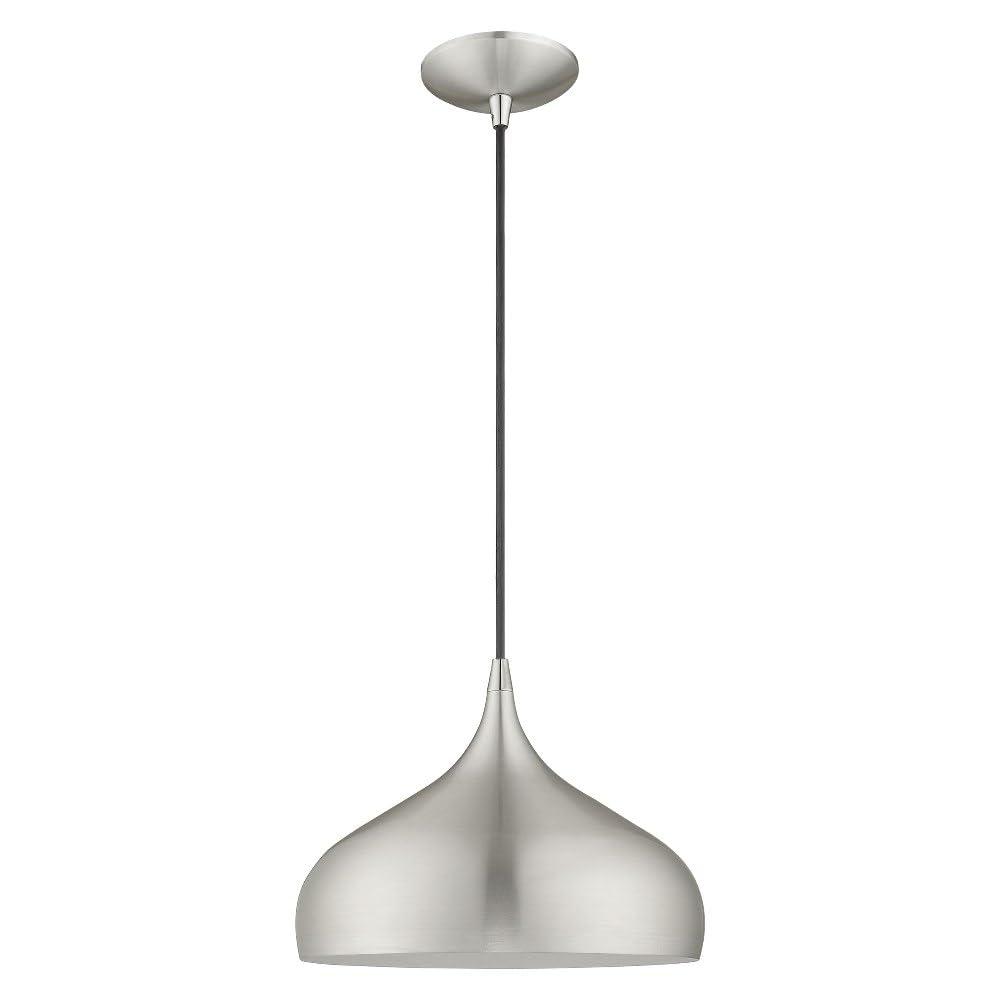 Livex Lighting Amador 1 - Light Pendant in  Shiny White