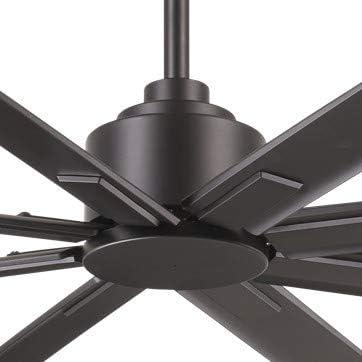 65" 8 - Blade Standard Ceiling Fan with Remote Control