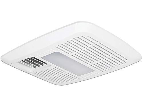 Delta Breez 110 CFM White LED Light Ceiling Exhaust Fan with Heater