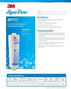 Aqua-Pure AP717 Drinking Water System Filter with Triple Action Filtration