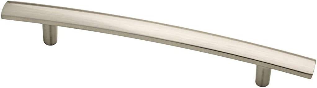 Amelia Satin Nickel Arch Cabinet Pull with Mounting Hardware