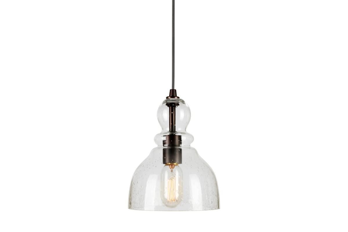 Forte Lighting 2678-01 1 Light 7" Wide Mini Pendant - Bronze
