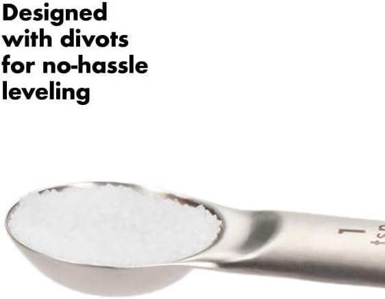 OXO Good Grips Stainless Steel Measuring Spoons with Magnetic Snaps