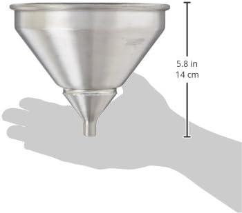 Silver Aluminum Strainer Funnel with Air Vents