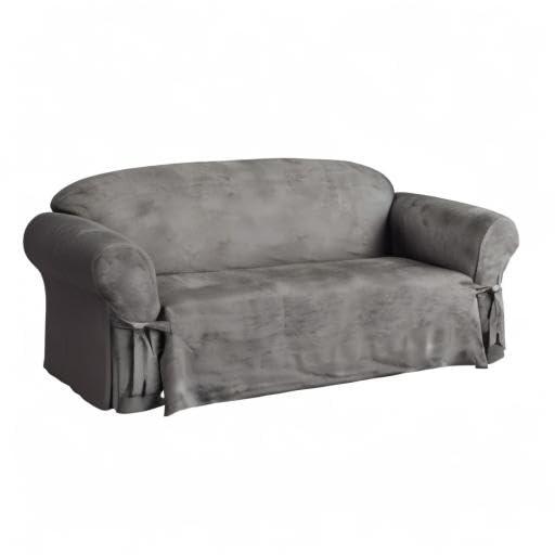 Sure Fit Soft Suede Box Cushion Sofa Slipcover