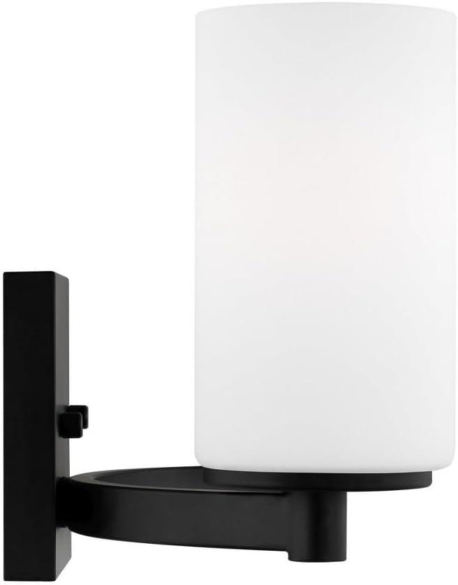 Generation Lighting Hettinger 13.5-in 2 -Light Matte Black Transitional Vanity light