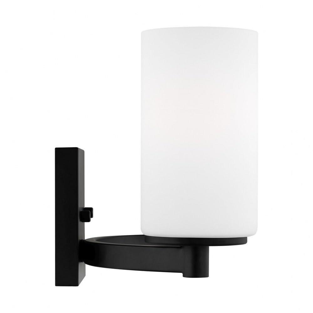 Generation Lighting 2-Light Hettinger Bath Fixture Wall Lamp Satin Brass 4439102-848, Title 24 Compliant Wall Light Fixture for Bathroom Decor, Bathroom Light Fixture Uses Standard or LED Light Bulb