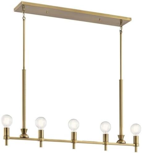 Kichler Lighting Torvee 5 - Light Chandelier in  Brushed Natural Brass