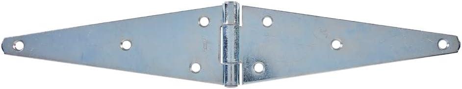 National Hardware - V282 10" Heavy Strap Hinge with no Screws - Boxed Loose