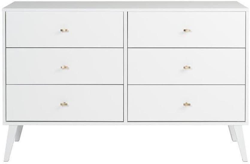 Ergode Milo 6-drawer Dresser, White