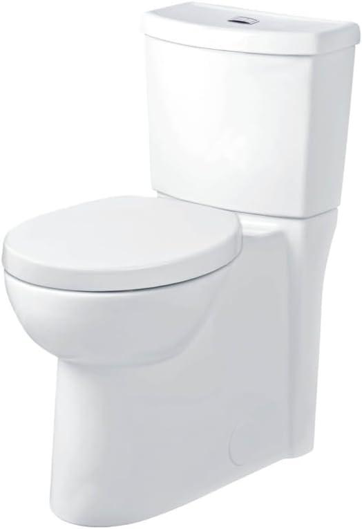 American Standard 2795204.020 American Standard Studio 1.6 Gallons GPF Round Comfort Height Floor Mounted Kit (Seat Included)