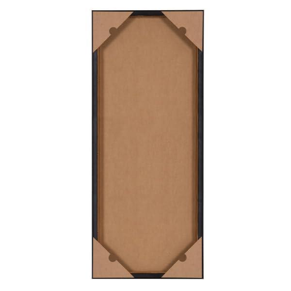 Kate and Laurel Sylvie Blank Framed Canvas Wall Art, 14x26.5 Brown, Modern Empty Canvas for Paint-Your-Own Art, Ready to Paint Premium Canvas Already Framed