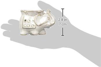 Porcelain Elephant Trio Oil Warmers in Multicolor