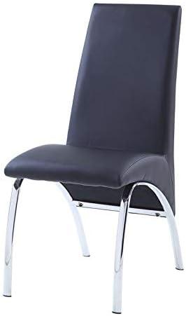 Set of 2 17" Pervis PU Dining Chairs - Acme Furniture