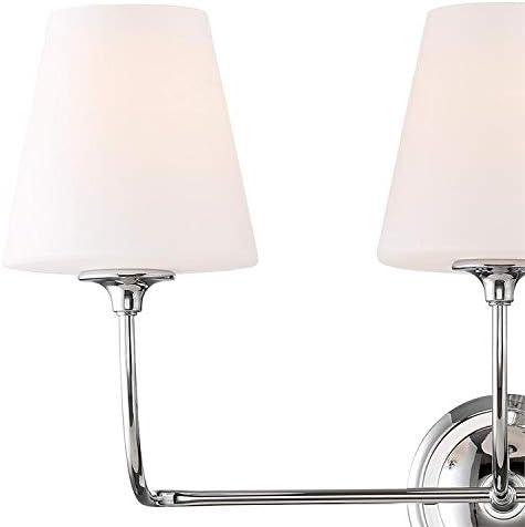3 Light Bath Vanity In Classic Style 23.25 Inches Wide By 13.25 Inches High-Polished Chrome Finish Crystorama Lighting 2443-Op-Ch