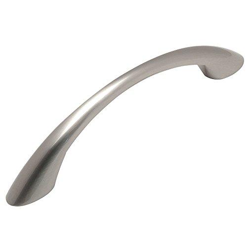 Satin Nickel Modern Arch Bow Handle Pull with Mounting Hardware