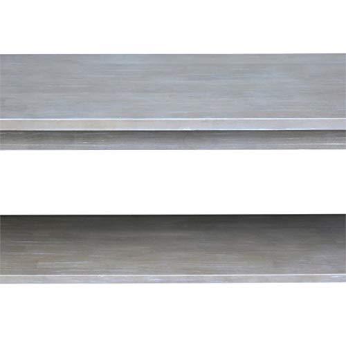 Hampton Console Table Washed Gray/Taupe - International Concepts: Solid Wood, Entryway, Foyer, Sofa Table