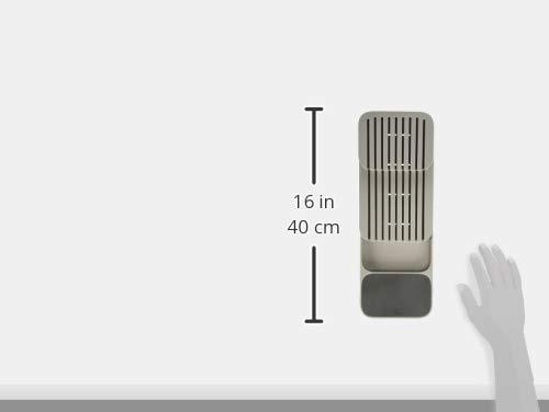Joseph Joseph DrawerStore Compact Knife Organizer- Gray: Knife Holder & Storage Drawer Insert, Plastic, Hand Wash