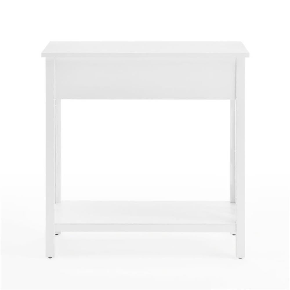 Alaterre Furniture Coventry 32" Pine Wood Console Table with Drawer and Shelf