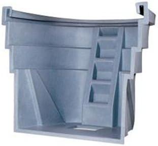 Granite Gray Polyethylene Rectangular Egress Window Well