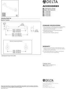 Bath Safety 36" Grab Bar